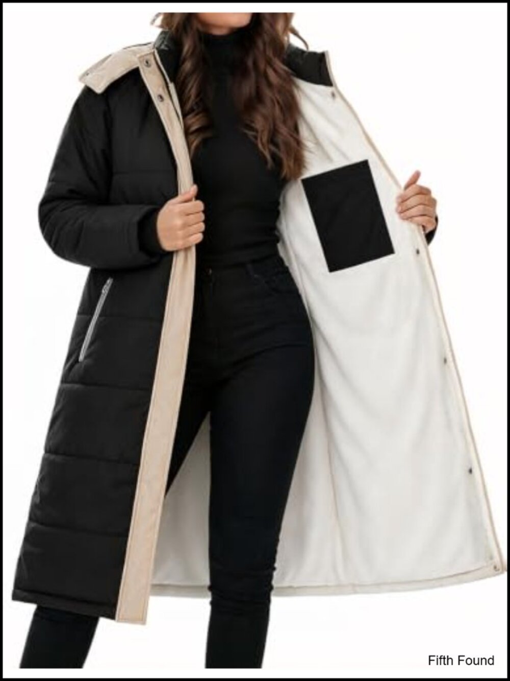 Women's Long Puffer Coat Sherpa Lined Warm Winter Jacket with Hood